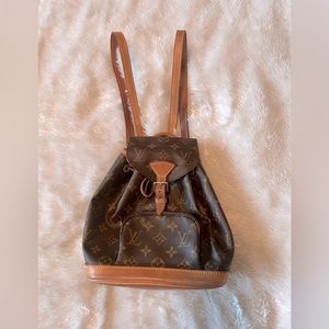 Louis Vuitton Monogram Mini Montsouris Luxury Designer Backpack